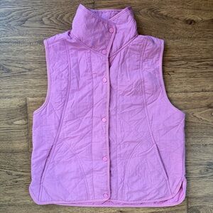 te verde quilted vest Purple Small EUC
